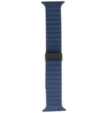 Oceaan vouw magnetisch Ocean Fold Magnetisk Smartwatch-rem 42/44/45/49 mm - Model: L - Blå