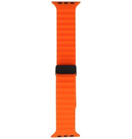 Oceaan vouw magnetisch Smartwatch-rem 42/44/45/49 mm - Model: L - Orange
