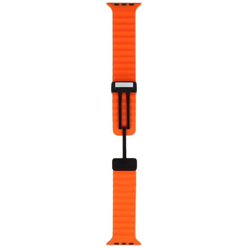 Oceaan vouw magnetisch Ocean Fold Magnetic Smartwatch Strap 42/44/45/49 mm - Model: L - Orange