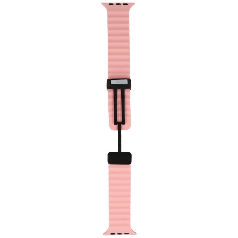 Oceaan vouw magnetisch Ocean Fold Magnetic Smartwatch Strap 42/44/45/49 mm - Model: L - Vintage Rose