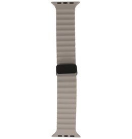 Oceaan vouw magnetisch Smartwatch Strap 42/44/45/49 mm - Model: L - Gray