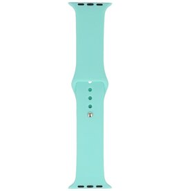 Classic Smartwatch-Armband 38/40/41 mm – 9 Löcher – Modell: S – Türkis