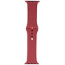 Classic Correa para Smartwatch 38/40/41 mm - 9 agujeros - Modelo: S - Rojo vino