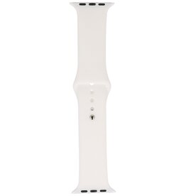 Classic Smartwatch Strap 38/40/41 mm - 9 holes - Model: L - White
