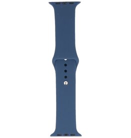 Classic Correa para Smartwatch 38/40/41 mm - 9 agujeros - Modelo: L - Azul