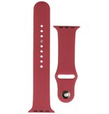 Classic Classic Smartwatch Strap 38/40/41 mm - 9 holes - Model: L - Wine red