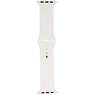 Classic Bracelet pour montre connectée 42/44/45/49 mm - 9 trous - Modèle : S - Blanc