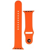 Classic Correa clásica para smartwatch 42/44/45/49 mm - 9 agujeros - Modelo: S - Naranja