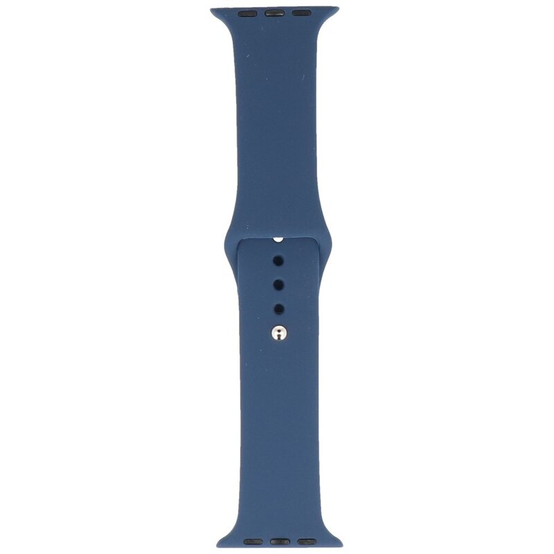 Classic Bracelet classique pour montre connectée 42/44/45/49 mm - 9 trous - Modèle : L - Bleu