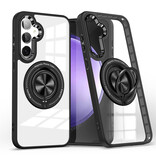 Smart Étui magnétique intelligent avec support à 360° pour Samsung Galaxy S26 - Noir