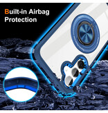 Smart Étui magnétique intelligent avec support à 360° pour Samsung Galaxy S26 - Bleu foncé