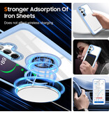 Smart Funda magnética inteligente con soporte de 360 grados para Samsung Galaxy S26 Plus - Azul