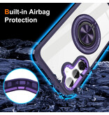 Smart Funda magnética inteligente con soporte de 360 grados para Samsung Galaxy S26 Plus - Morado