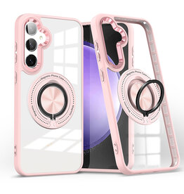 Smart Custodia magnetica con supporto a 360 gradi per Samsung Galaxy S26 Plus - Rosa