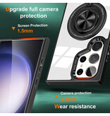 Smart Smart Magnetic with 360 Degree Stand Case for Samsung Galaxy S26 Ultra - Black