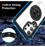 Smart Funda magnética inteligente con soporte de 360 grados para Samsung Galaxy S26 Ultra - Negra