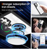 Smart Smart Magnetisk med 360 Graders Stand Cover til Samsung Galaxy S26 Ultra - Sort