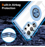 Smart Custodia magnetica intelligente con supporto a 360 gradi per Samsung Galaxy S26 Ultra - Blu