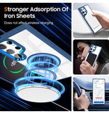 Smart Funda magnética inteligente con soporte de 360 grados para Samsung Galaxy S26 Ultra - Azul oscuro