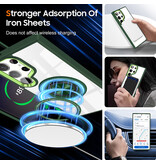 Smart Smart Magnetisk med 360 Graders Stand Cover til Samsung Galaxy S26 Ultra - Grøn