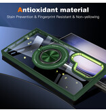 Smart Intelligente magnetische Schutzhülle mit 360°-Ständer für Samsung Galaxy S26 Ultra – Grün