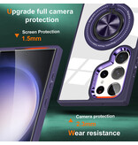 Smart Smart Magnetic met 360 Graden Standaard Hoesje voor Samsung Galaxy S26 Ultra - Paars