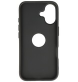 KaiYue Magsafe Lederlook met Standaard Hoesje voor iPhone 16 - Navy