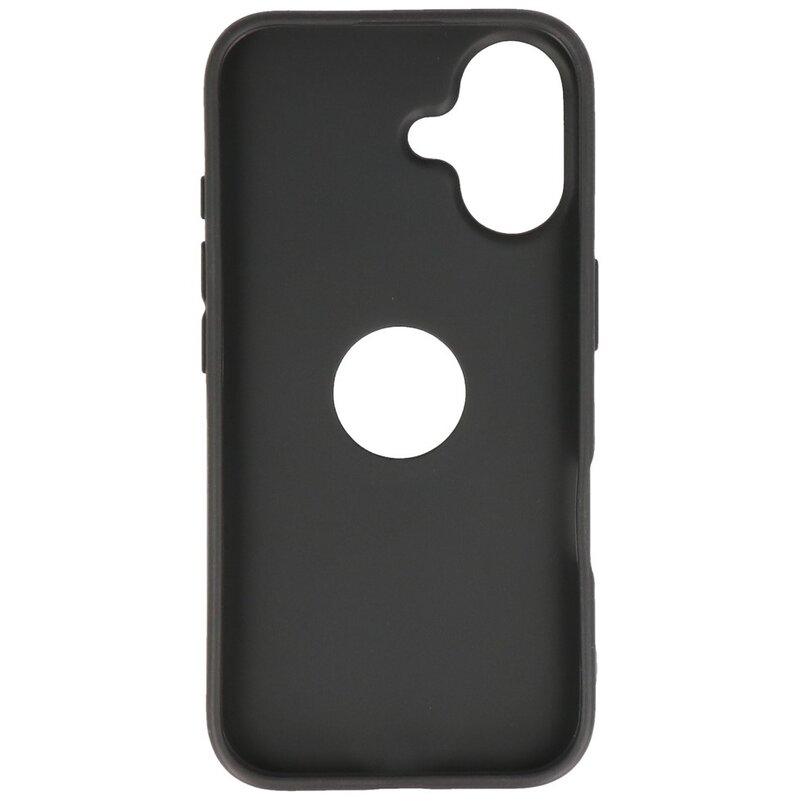 KaiYue Magsafe Lederlook met Standaard Hoesje voor iPhone 16 - Navy