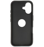 KaiYue Magsafe Lederlook met Standaard Hoesje voor iPhone 16 - Bruin