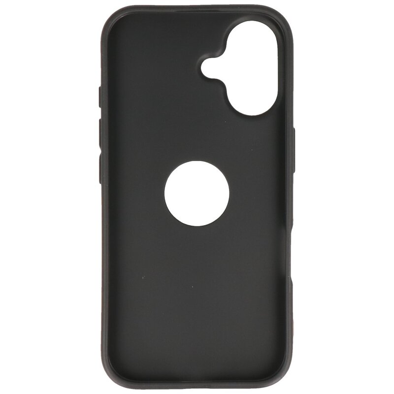 KaiYue Custodia Magsafe in similpelle con standard per iPhone 16 - Marrone