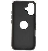 KaiYue Magsafe Lederlook met Standaard Hoesje voor iPhone 16 - Mocca