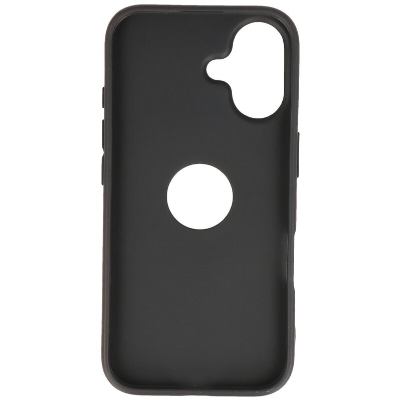 KaiYue Magsafe Lederlook met Standaard Hoesje voor iPhone 16 - Mocca