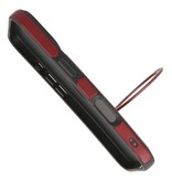 KaiYue Magsafe Leather Look with Standard Case for iPhone 16 - Bordeaux Red