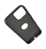 KaiYue Magsafe Leather Look with Standard Case for iPhone 16 Pro - Navy