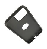 KaiYue Custodia Magsafe in similpelle con standard per iPhone 16 Pro Max - Nero