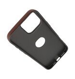 KaiYue Magsafe læderlook med standardcover til iPhone 16 Pro Max - Mocca