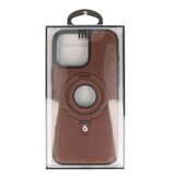 KaiYue Custodia Magsafe in similpelle con standard per iPhone 16 Pro Max - Mocca