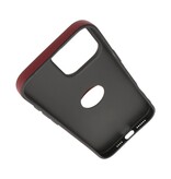 KaiYue Magsafe Leather Look with Standard Case for iPhone 16 Pro Max - Bordeaux Red
