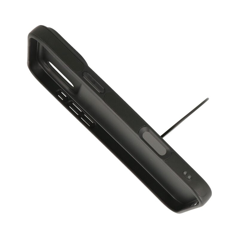 KaiYue Magsafe Lederlook met Standaard Hoesje voor iPhone 17 Pro - Zwart