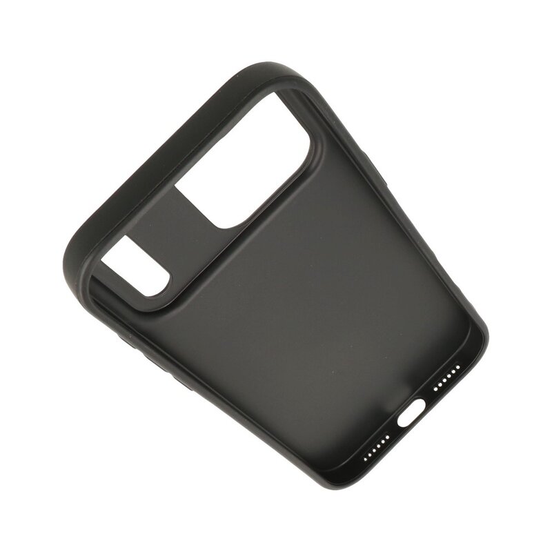 KaiYue Magsafe Leather Look with Standard Case for iPhone 17 Pro - Black