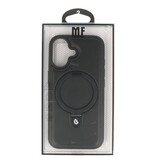 KaiYue Magsafe Leather Look with Standard Case for iPhone 17 - Black