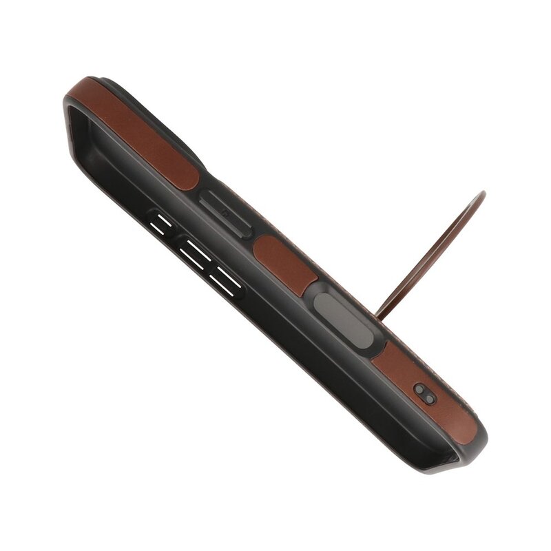 KaiYue Magsafe læderlook med standardcover til iPhone 17 - Mocca