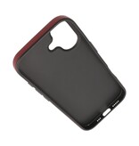 KaiYue Magsafe - Funda estándar de piel sintética para iPhone 17 - Rojo Burdeos
