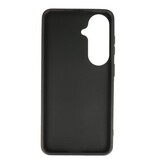 KaiYue Étui MagSafe aspect cuir avec coque standard pour Samsung Galaxy S26 - Noir