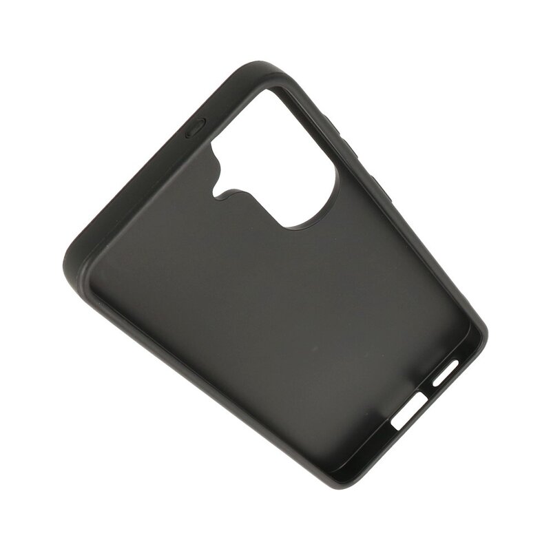 KaiYue Magsafe Leather Look with Standard Case for Samsung Galaxy S26 - Black