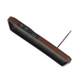 KaiYue Magsafe Lederoptik-Schutzhülle mit Standardgehäuse für Samsung Galaxy S26 – Mokka