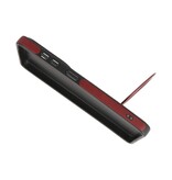 KaiYue Custodia Magsafe in similpelle con standard per Samsung Galaxy S26 - Rosso Bordeaux