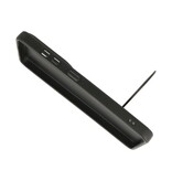 KaiYue Funda Magsafe con aspecto de cuero y funda estándar para Samsung Galaxy S26 Plus - Negro