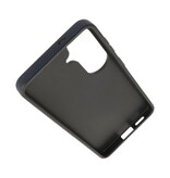 KaiYue Magsafe Lederoptik-Schutzhülle mit Standardgehäuse für Samsung Galaxy S26 Plus – Marineblau