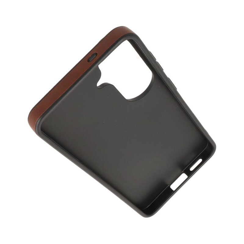 KaiYue Magsafe Lederoptik-Schutzhülle mit Standardgehäuse für Samsung Galaxy S26 Plus – Mokka